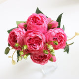 Hjemix | Elegant Peony Dreams - Premium Kunstig Blomsterbukett