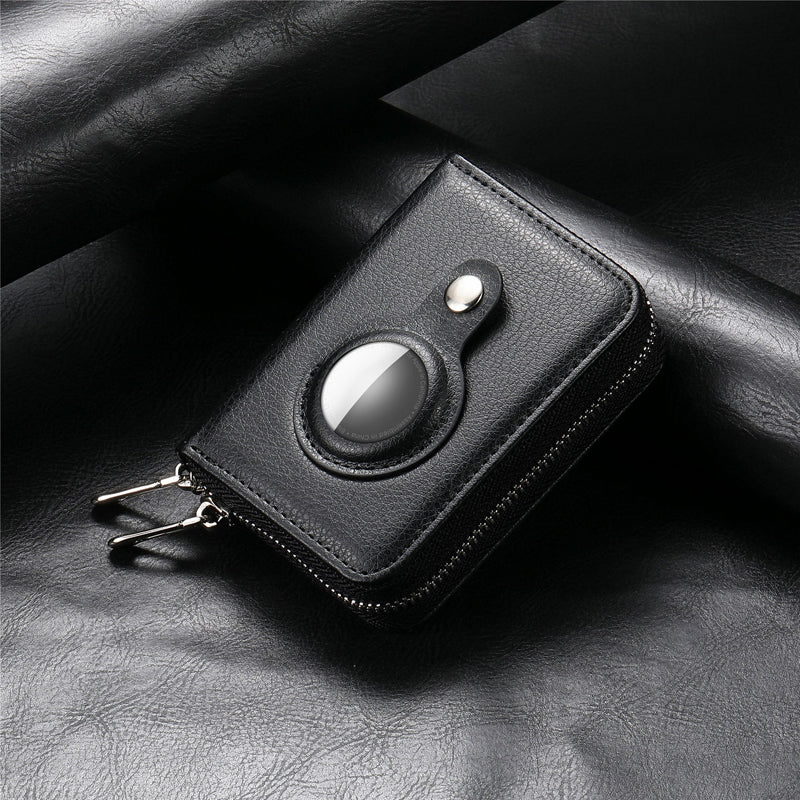 Hjemix | Intelligent AirTag-Zip RFID Lær Lommebok
