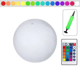 Hjemix | Pool Decoration LED Light 16 Farger Lysende Strandball
