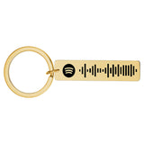 Hjemix | Music Code Plaque Nøkkelring
