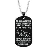 Hjemix | Engelsk alfabet rustfritt stål halskjede