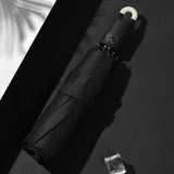 Hjemix | Triple selvåpnende og sammenleggbar paraply med spenne