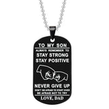 Hjemix | Engelsk alfabet rustfritt stål halskjede