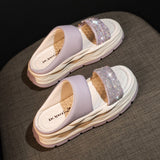 Hjemix | Glitrende Rhinestone Hæl Sandaler