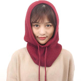 Hjemix | Strikket skjerf ørebeskyttelse varm lue