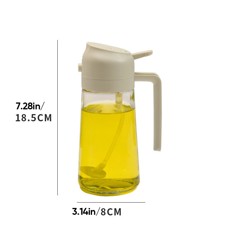 Hjemix | 2-i-1 Glass Oil Sprayer og Dispenser
