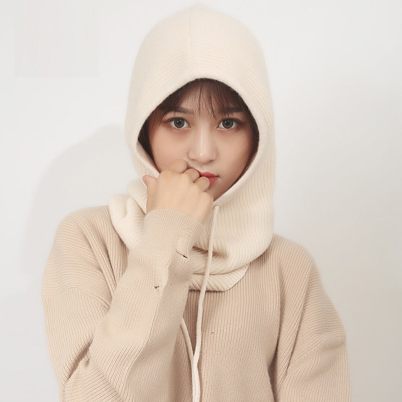 Hjemix | Strikket skjerf ørebeskyttelse varm lue