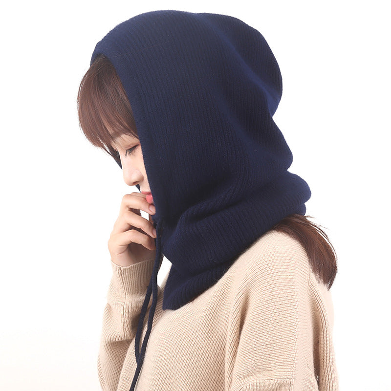 Hjemix | Strikket skjerf ørebeskyttelse varm lue