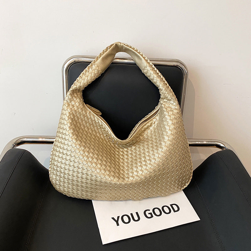 Hjemix | Fasjonabel vevd bag for kvinner