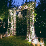 Hjemix | IvyGlow Sollys Kjede Ivy | Vanntett | LED Stemningslys for Hage & Balkong | Dekor for Utendørsområder