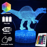 Hjemix | 3D Lampe Dinosaur Spinosaurus Fryktelig