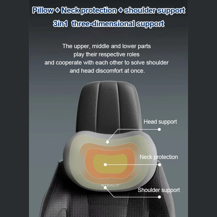 Hjemix | [Kreativ gave] Nakke- og midjepute til nakkestøtten i bilen