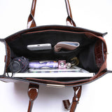 Hjemix | Veske med krokodille-pr prägu.