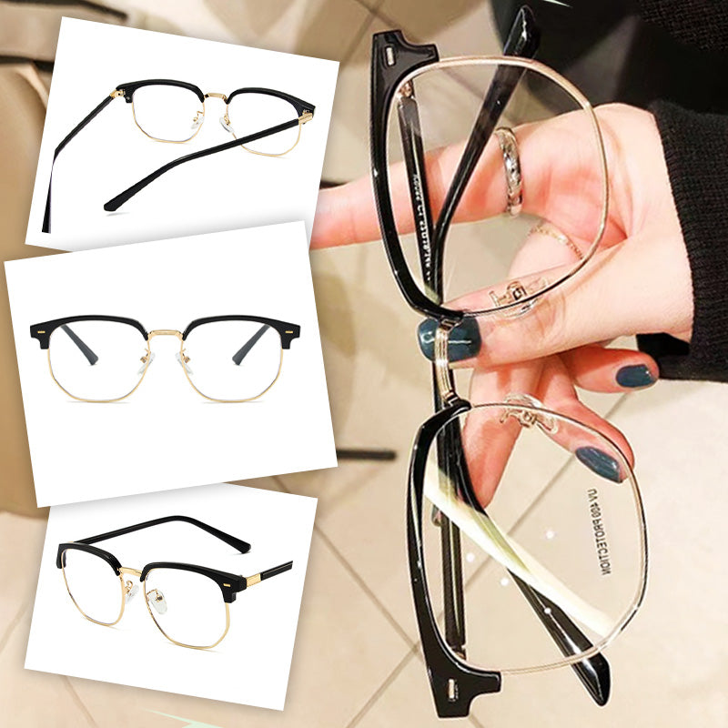 Hjemix | Blått lys blokkerende halvrim briller