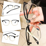 Hjemix | Blått lys blokkerende halvrim briller