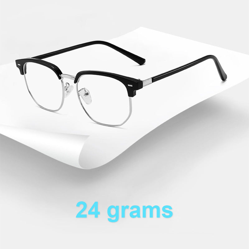 Hjemix | Blått lys blokkerende halvrim briller