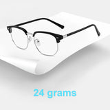 Hjemix | Blått lys blokkerende halvrim briller