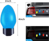 Hjemix | Reflekterende Lyspære Magnet Dekorasjoner