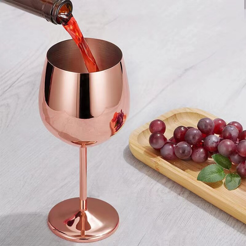 Hjemix | 500ml Rustfritt Stål Vin Glass