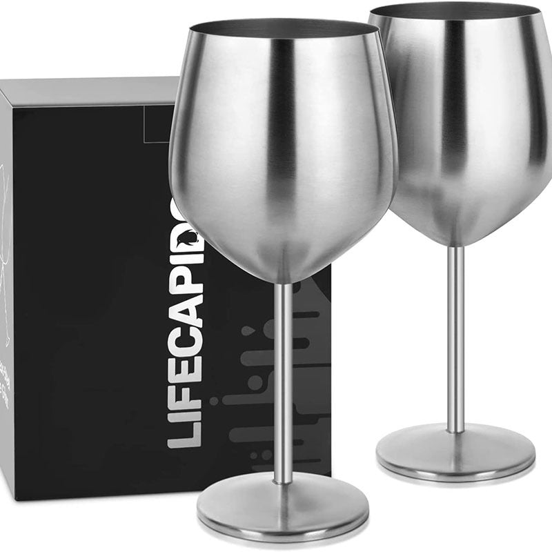 Hjemix | 500ml Rustfritt Stål Vin Glass