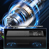 Hjemix | Bærbar trådløs bildekkpumpe luftkompressor - Praktisk gave