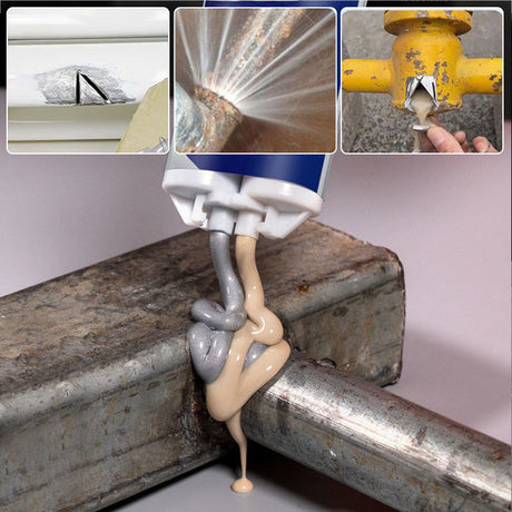 Hjemix | Epoxy Harpiks Reparasjonslim, varmebestandig flytende metall reparasjonslim