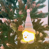 Hjemix | Juledukke Lys Plush Glitrende Snømann