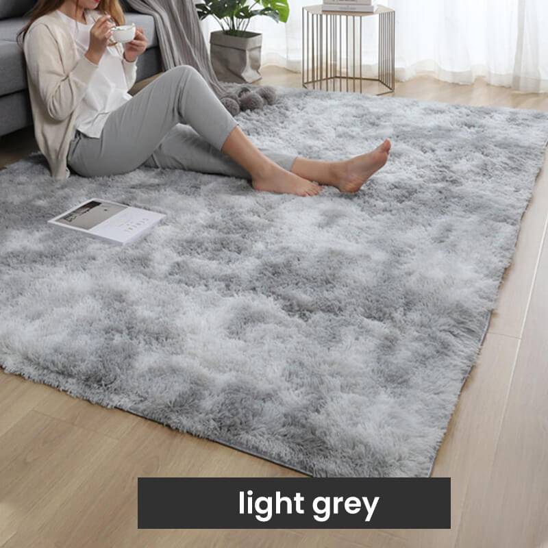 Hjemix | Gradient Color Plush Floor Mat