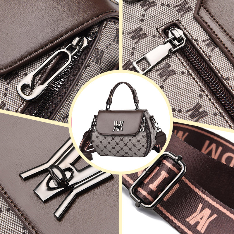 Hjemix | Motetrend Multifunksjonell Lær Crossbody Veske