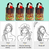 Hjemix | Planteekstrakt Ikke-skadelig hårfargekrem