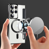 Ny lærstrukturert flip-telefonveske for Samsung