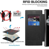 Ny lærstrukturert flip-telefonveske for Samsung