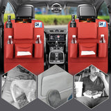 Hjemix | PU Lær Bilsete Bak Organizer