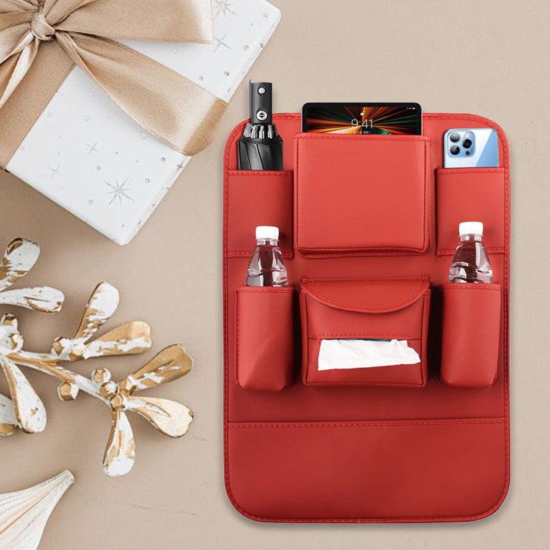 Hjemix | PU Lær Bilsete Bak Organizer