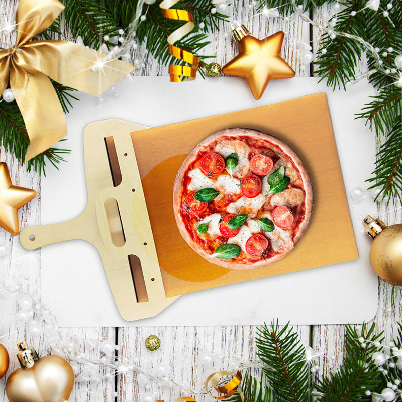 Hjemix | Premium Sliding Pizza Peel - Essensielt kjøkkenbakeverktøy