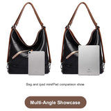 Hjemix | Stort kapasitet PU lær bøtteveske