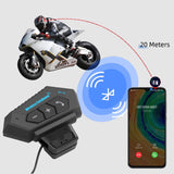 Hjemix | BT12 Motorsykkelhjelm Bluetooth Hodesett