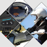 Hjemix | BT12 Motorsykkelhjelm Bluetooth Hodesett