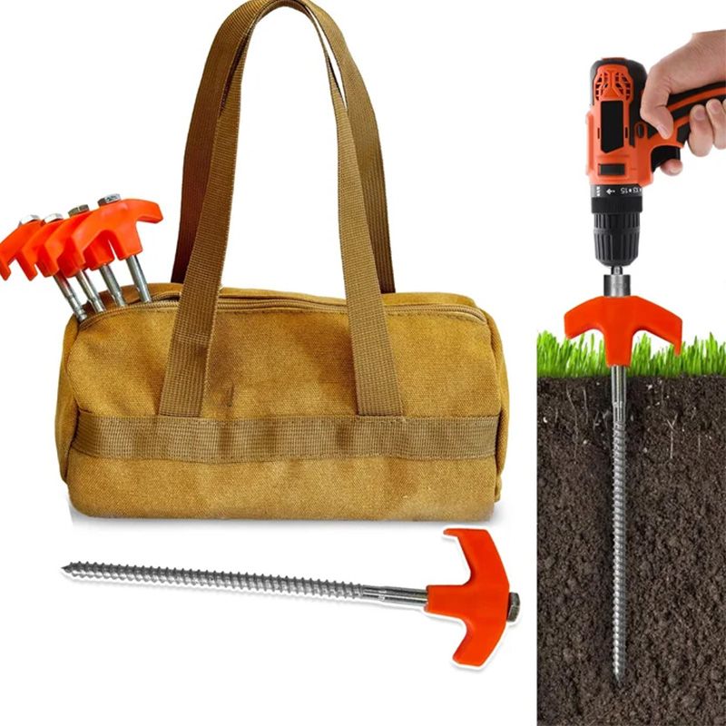 Hjemix | Teltplugger som kan skrus inn i bakken