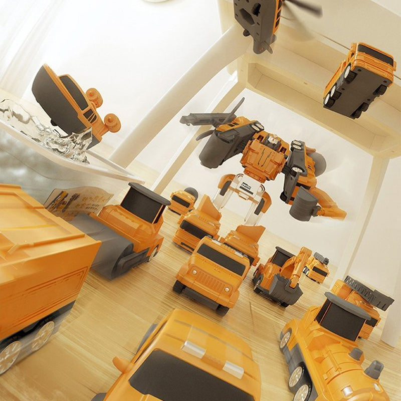 Hjemix | Magnetisk transformasjons ingeniørbil sammensatte leker