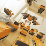 Hjemix | Magnetisk transformasjons ingeniørbil sammensatte leker