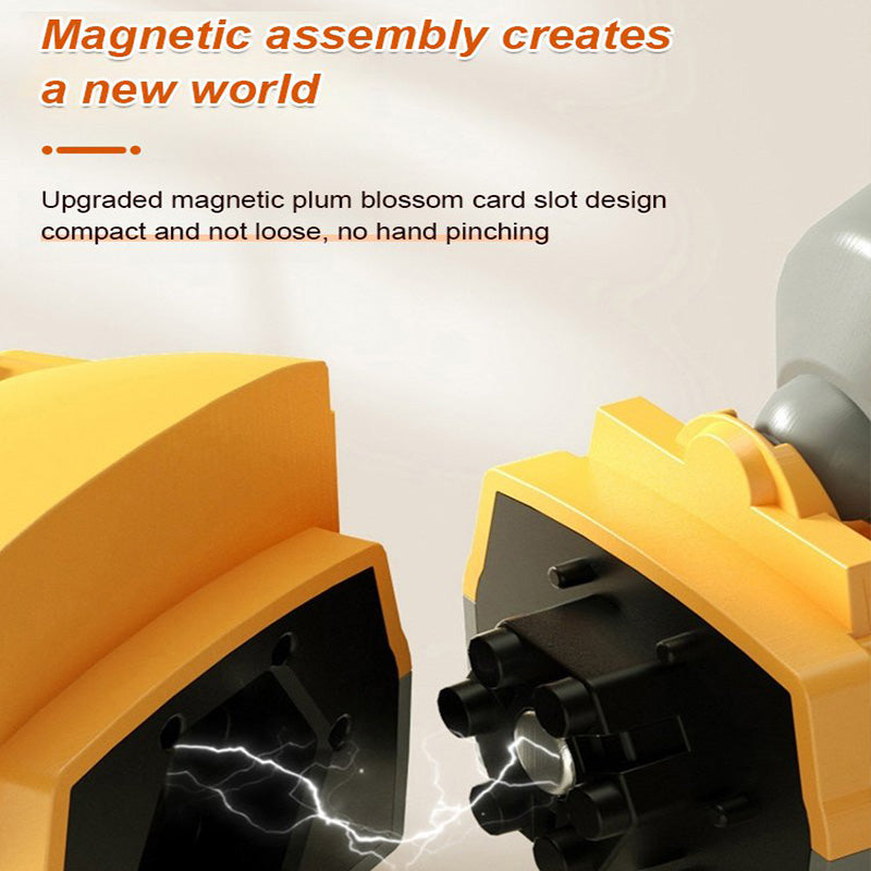 Hjemix | Magnetisk Transformasjon Ingeniørbil Samlede Leker