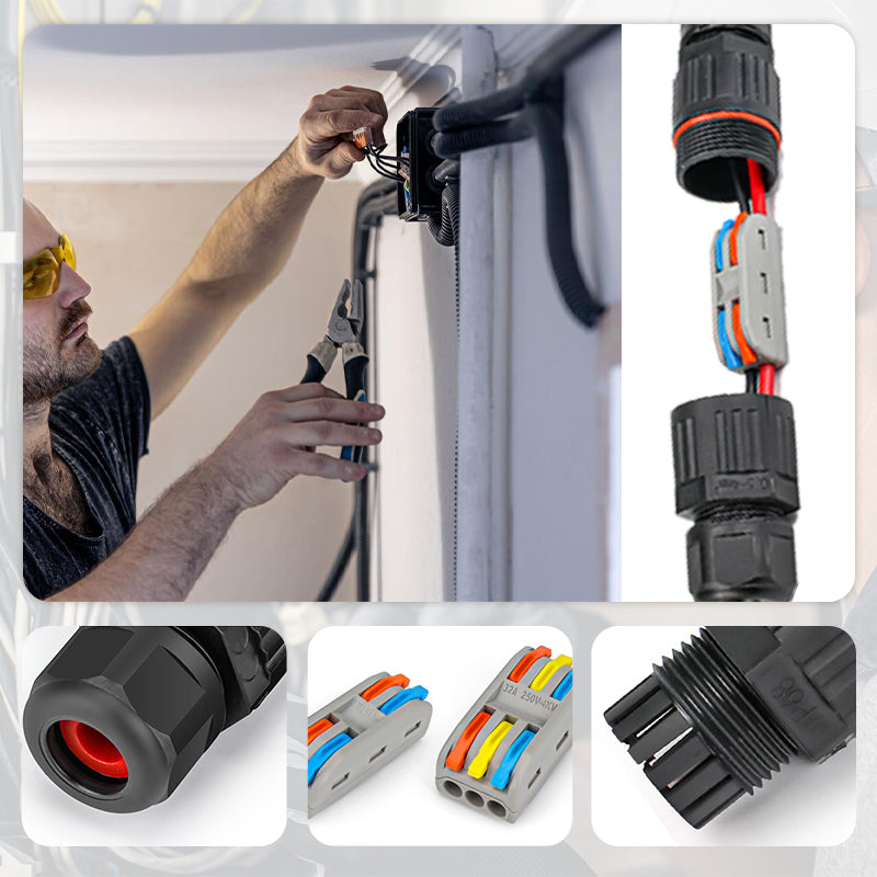 Hjemix | Utendørs vanntett ledningskontakt