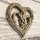 Hjemix | Harpiks Vinsnie Hjerteformet Håndtrykk Ornament