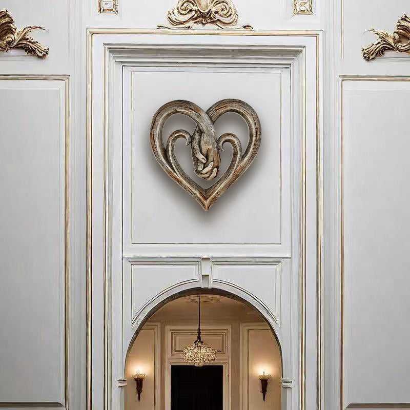 Hjemix | Harpiks Vinsnie Hjerteformet Håndtrykk Ornament