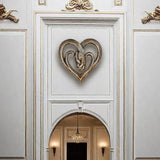 Hjemix | Harpiks Vinsnie Hjerteformet Håndtrykk Ornament