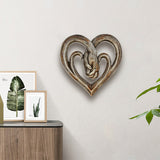 Hjemix | Harpiks Vinsnie Hjerteformet Håndtrykk Ornament