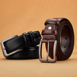 Hjemix | Holdbar Vintage Motemessing Pin Spenne PU Belte