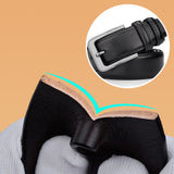 Hjemix | Holdbar Vintage Motemessing Pin Spenne PU Belte