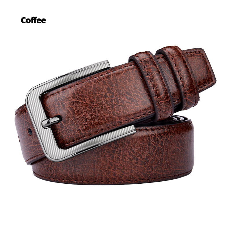 Hjemix | Holdbar Vintage Motemessing Pin Spenne PU Belte